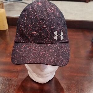 Under Armour Black and Red Speckled Women's Cap